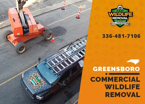 Commercial Wildlife Removal truck in Greensboro
